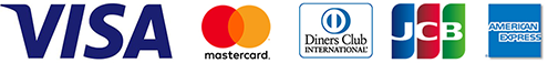 VISA mastercard Diners Club JCB AMERICAN EXPRESS